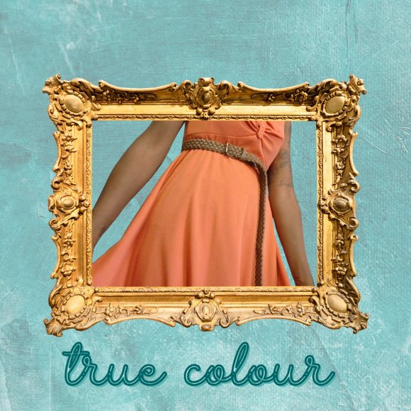 Vintage Coral Maxi Dress – The House of Nu-Mode - Canadian Fashion - Picture 3 of 7